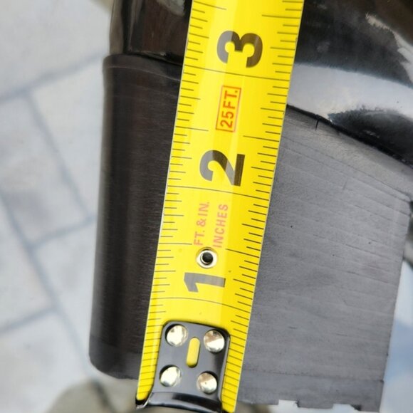 Malo women's black patent Leather Platform boots Size 39 EU - Picture 5 of 9